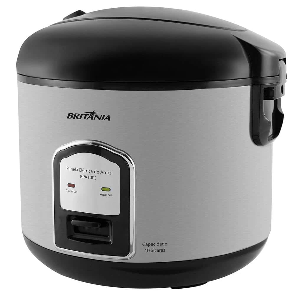 Panela de Arroz Britânia BPA10PI 10 Xícaras Preto 220V