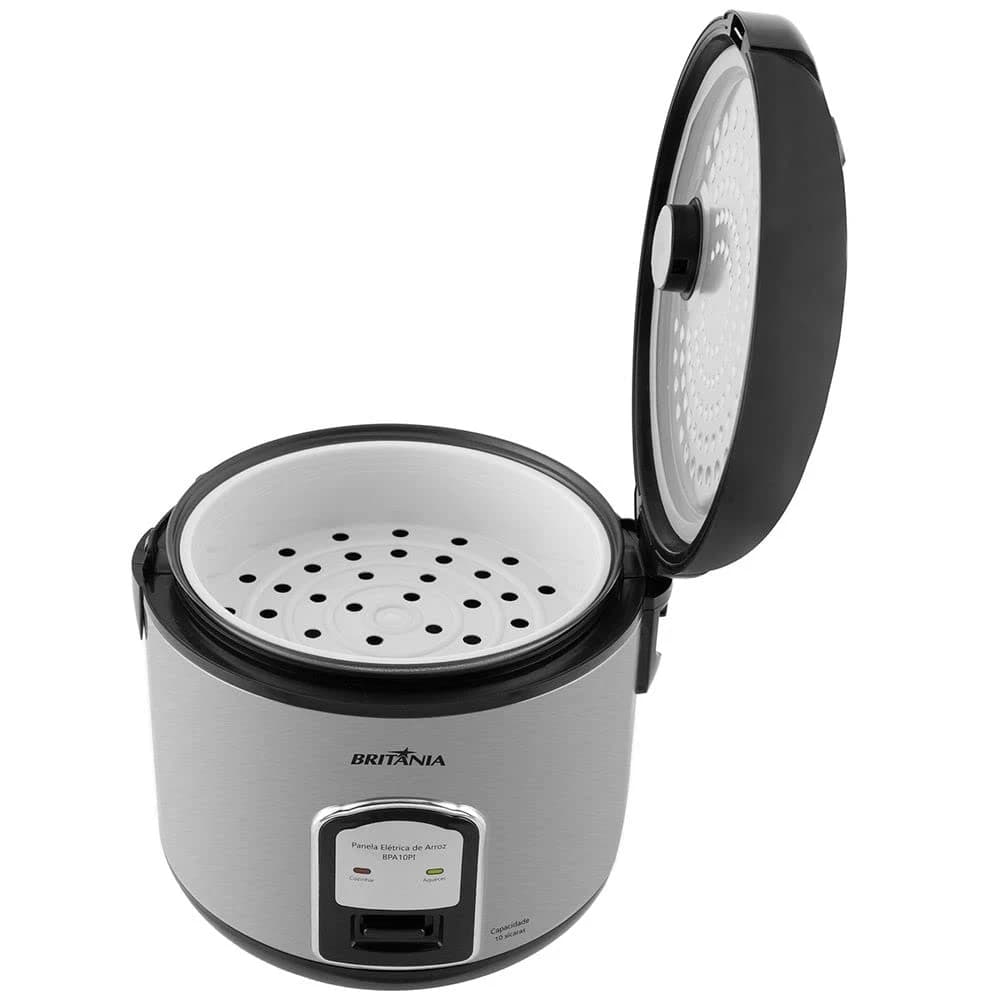 Panela de Arroz Britânia BPA10PI 10 Xícaras Preto 220V