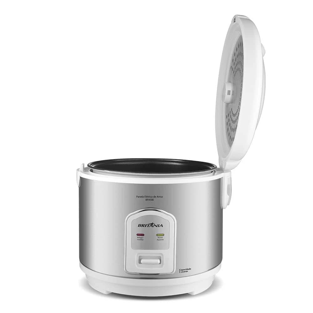Panela de Arroz Britânia BPA6B 5 Xícaras Branco 220V