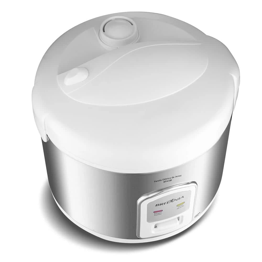 Panela de Arroz Britânia BPA6B 5 Xícaras Branco 220V