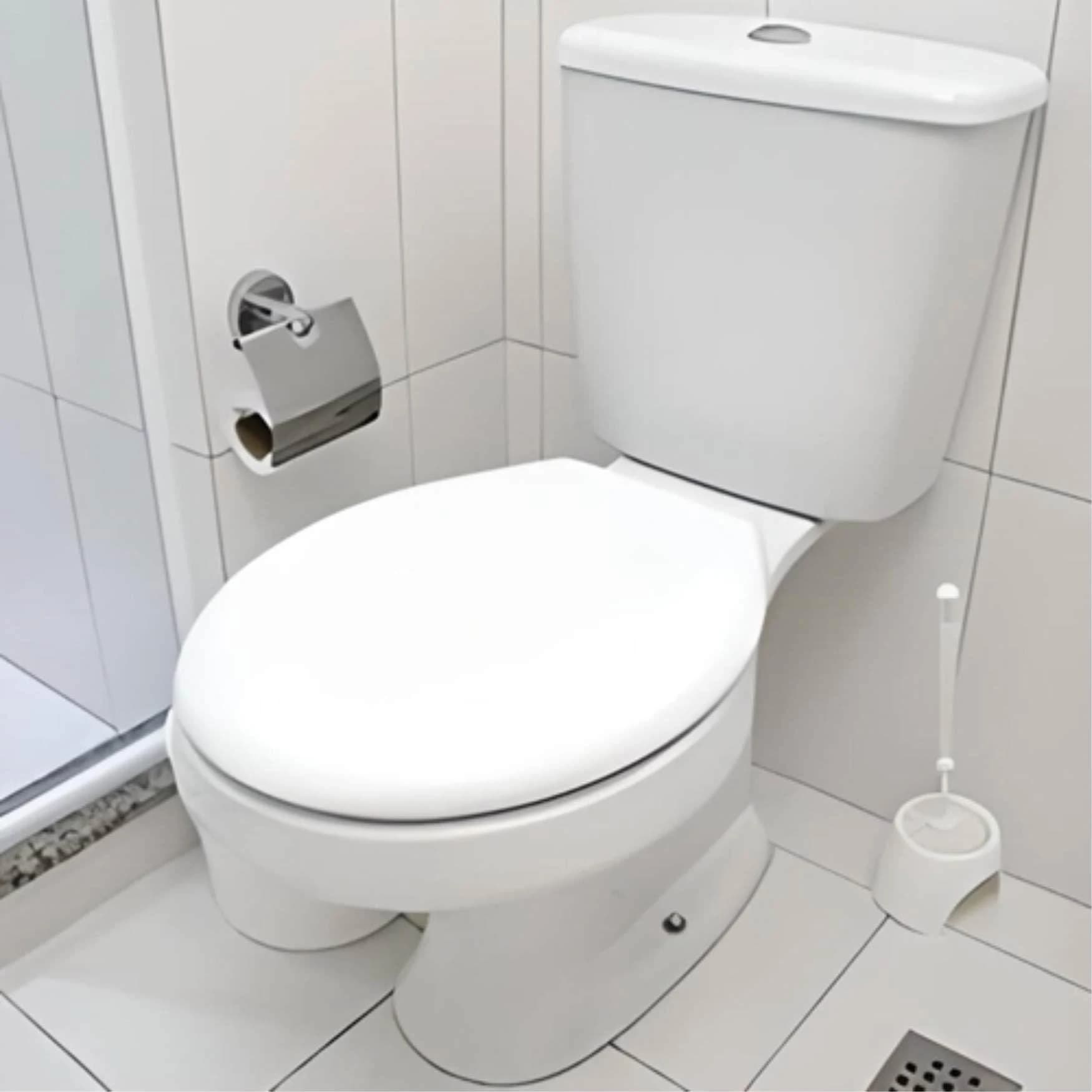 Assento Sanitário Atlas Almofadado Clássico Branco