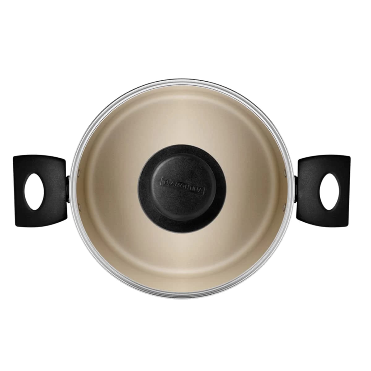 Caçarola de aluminio com revestimento interno de antiaderente Ø18cm