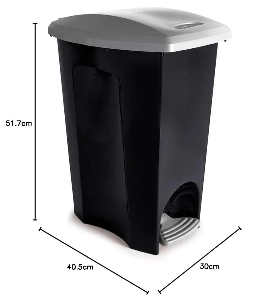Lixeira 3 em 1 com Pedal Plasútil 30 L