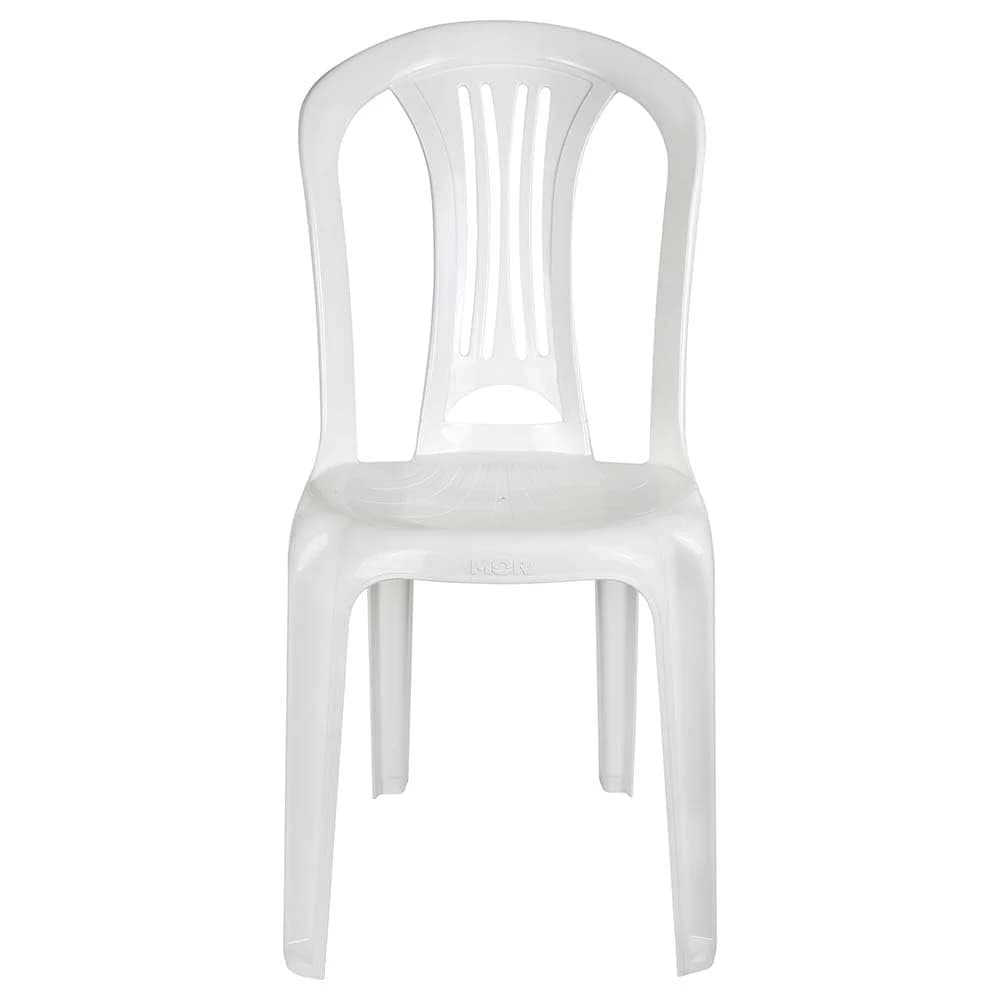 Mor - Cadeira Plástica Bistro Branca
