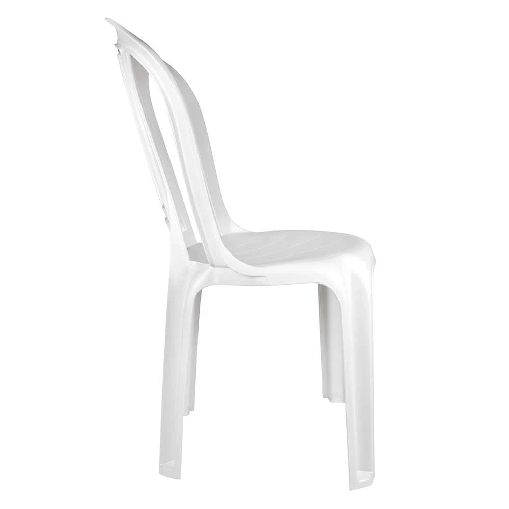 Mor - Cadeira Plástica Bistro Branca