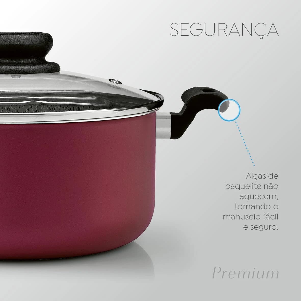 Panelux Caçarola 20 Cereja Premium