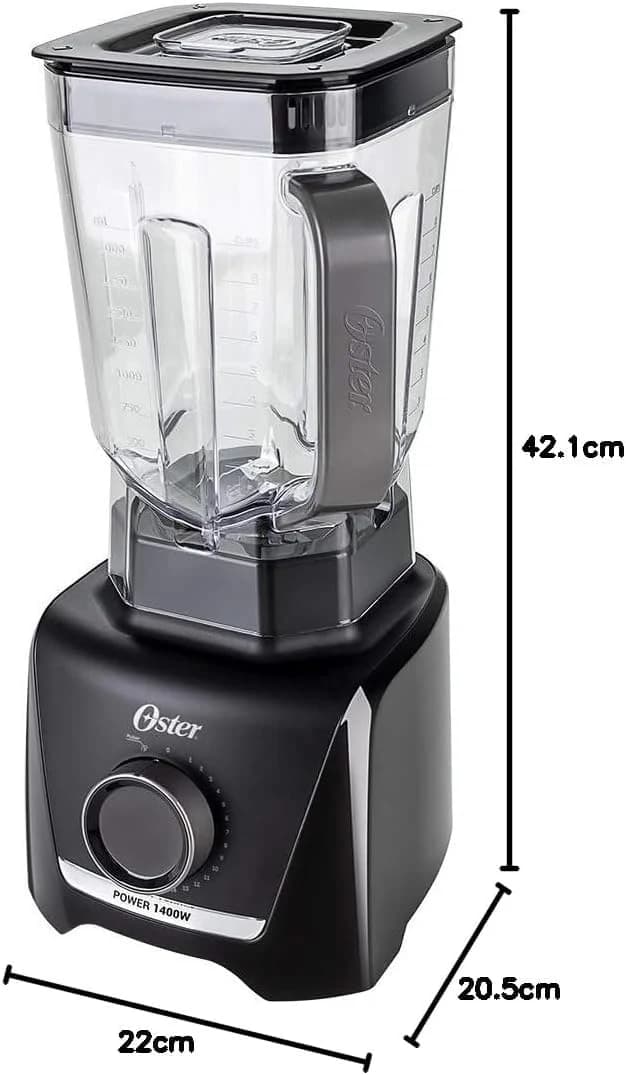 Liquidificador 1400 Full Oster Preto 3,2L - 220V