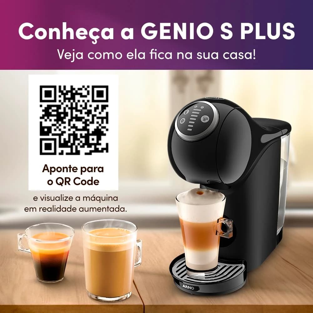 Cafeteira Nescafé Dolce Gusto Genio S Plus Preta 110v