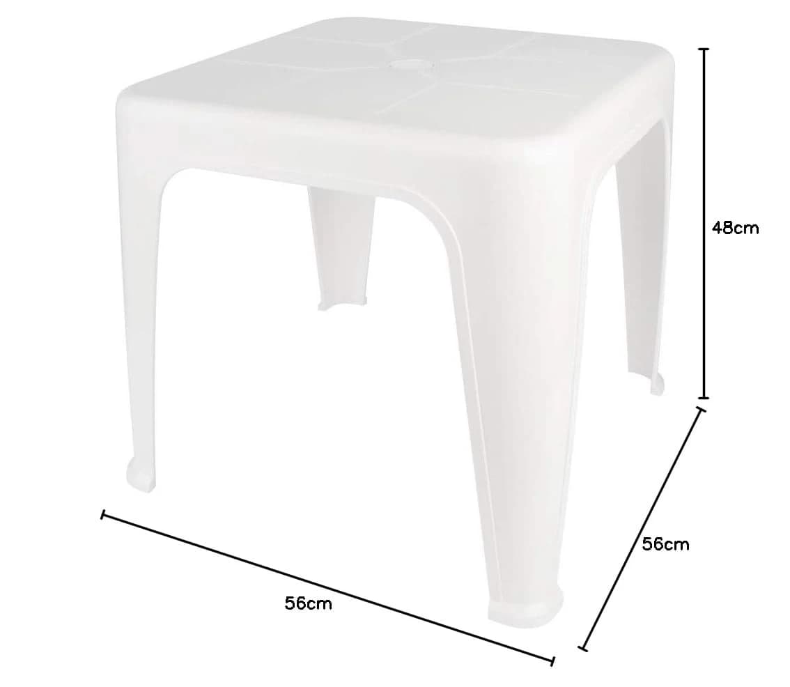 Mor - Mesa Plástica de Apoio Branca