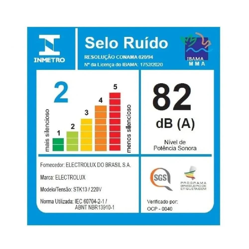 Aspirador de Pó Vertical Electrolux 2 em 1 Vermelho STK13 – 220 Volts