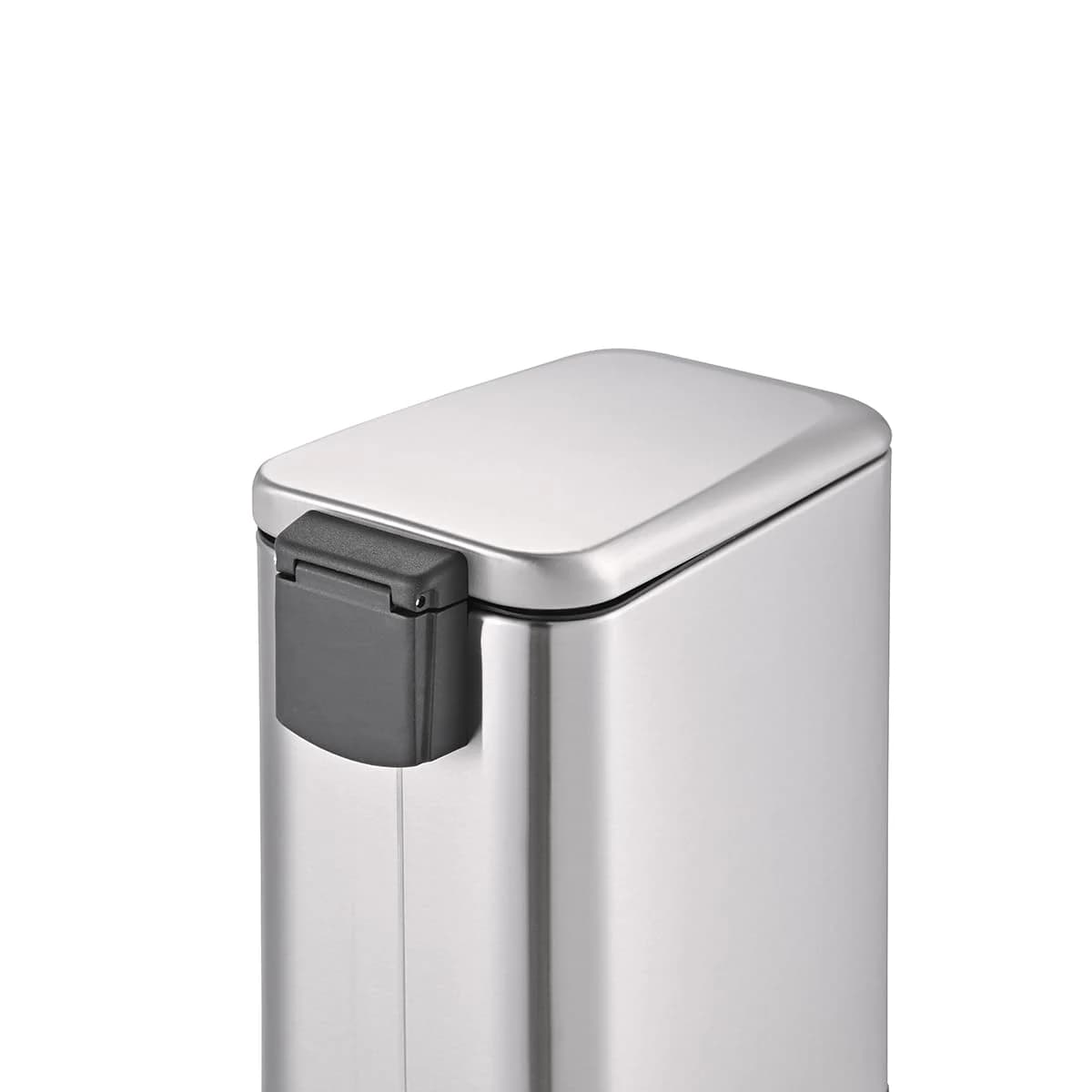Powermaid Lixeira Retangular Linea com Pedal - Tampa Soft Close - Inox