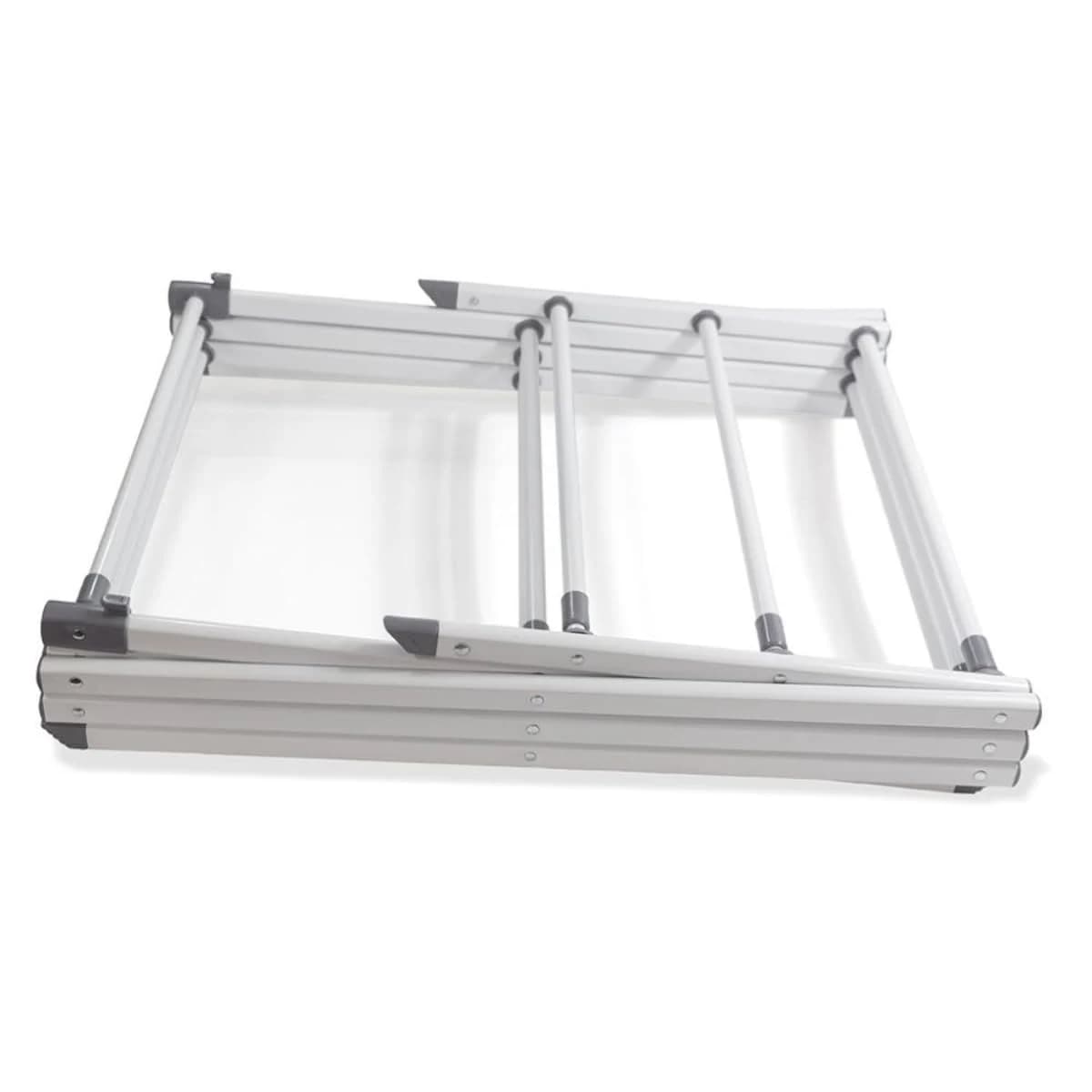 Varal Vertical De Chão Retrátil Dobrável 3 Andares Reforçado Base