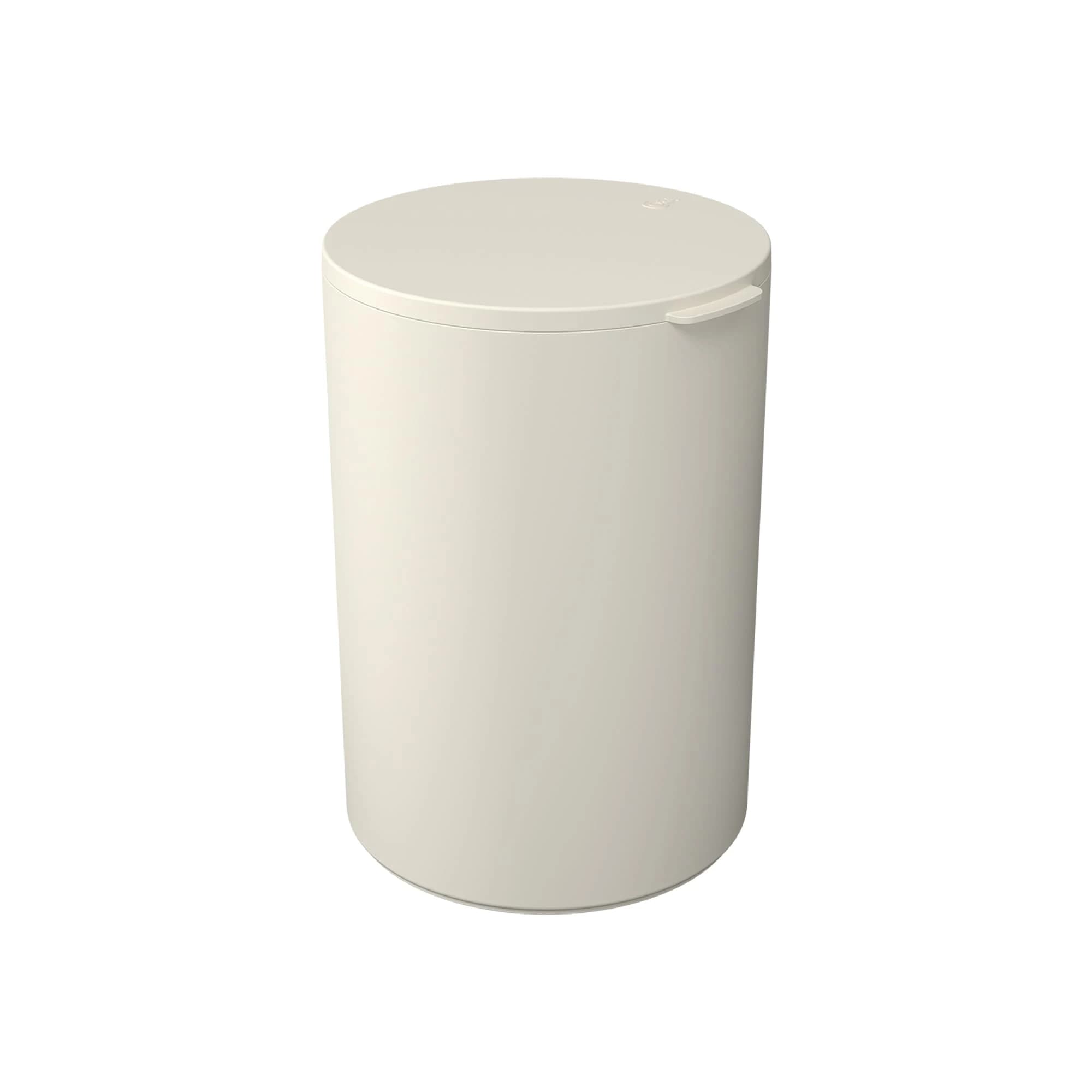 Coza - Lixeira com Tampa Serene 5L - Cinza Claro