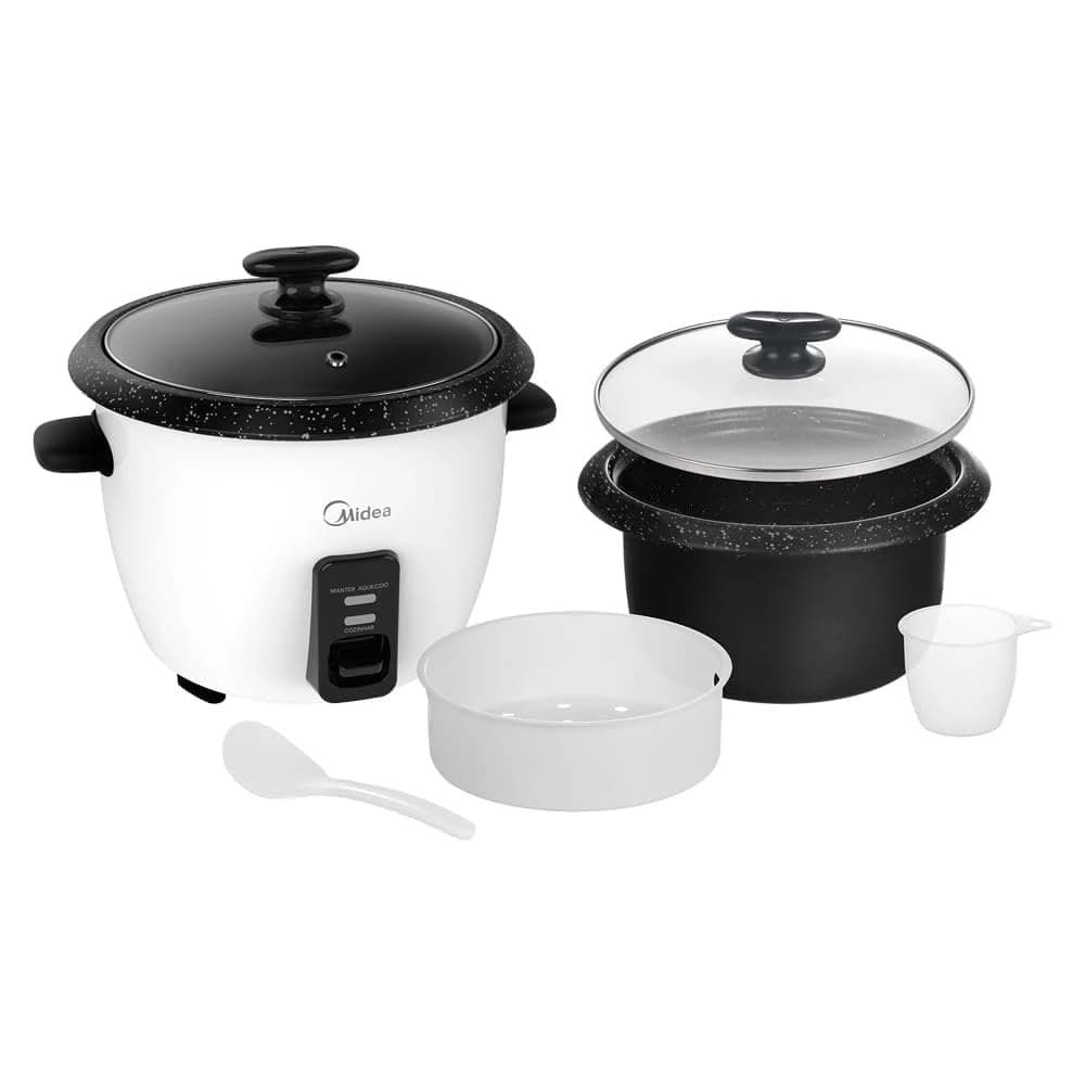 Panela de Arroz Elétrica 2,5L Branca Midea