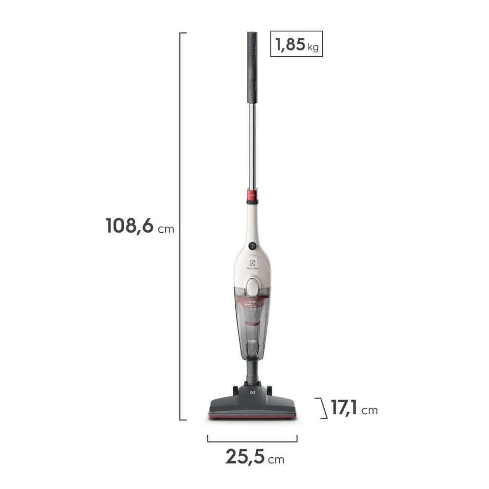Electrolux Aspirador pó vertical com fio portátil de mão 2 em 1 1450W