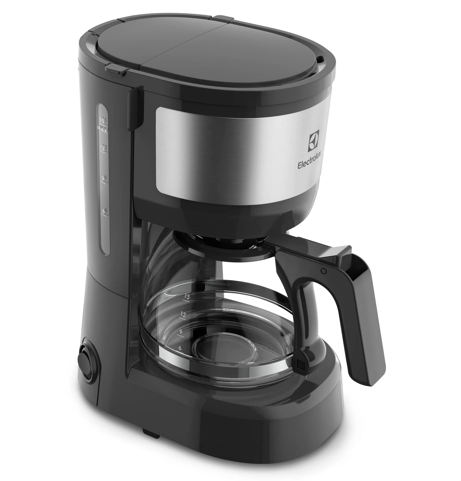 Electrolux Cafeteira Elétrica Inox filtro permanente removivel corta