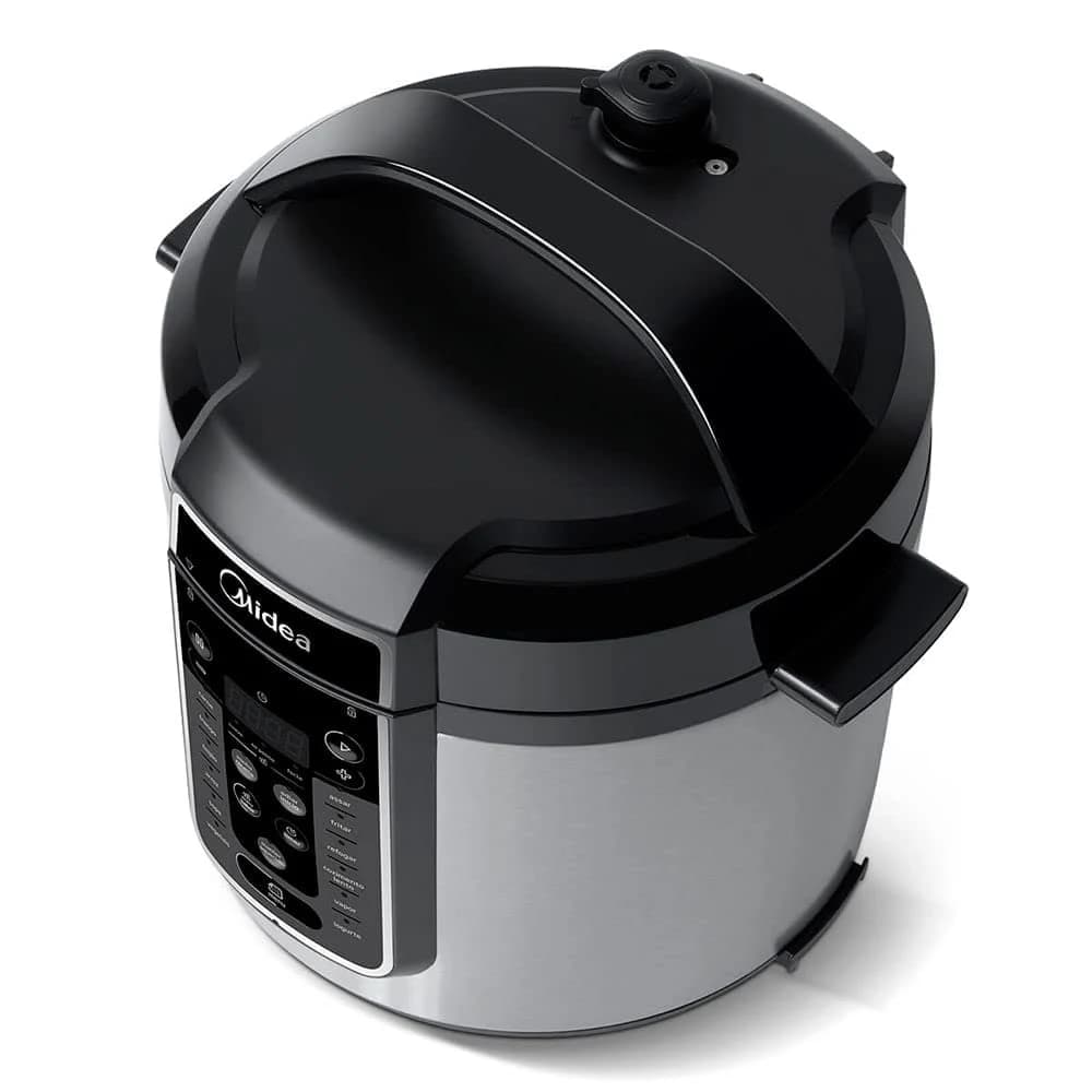 Midea Panela de Pressão Elétrica 6L com 12 receitas pré-programadas, 3