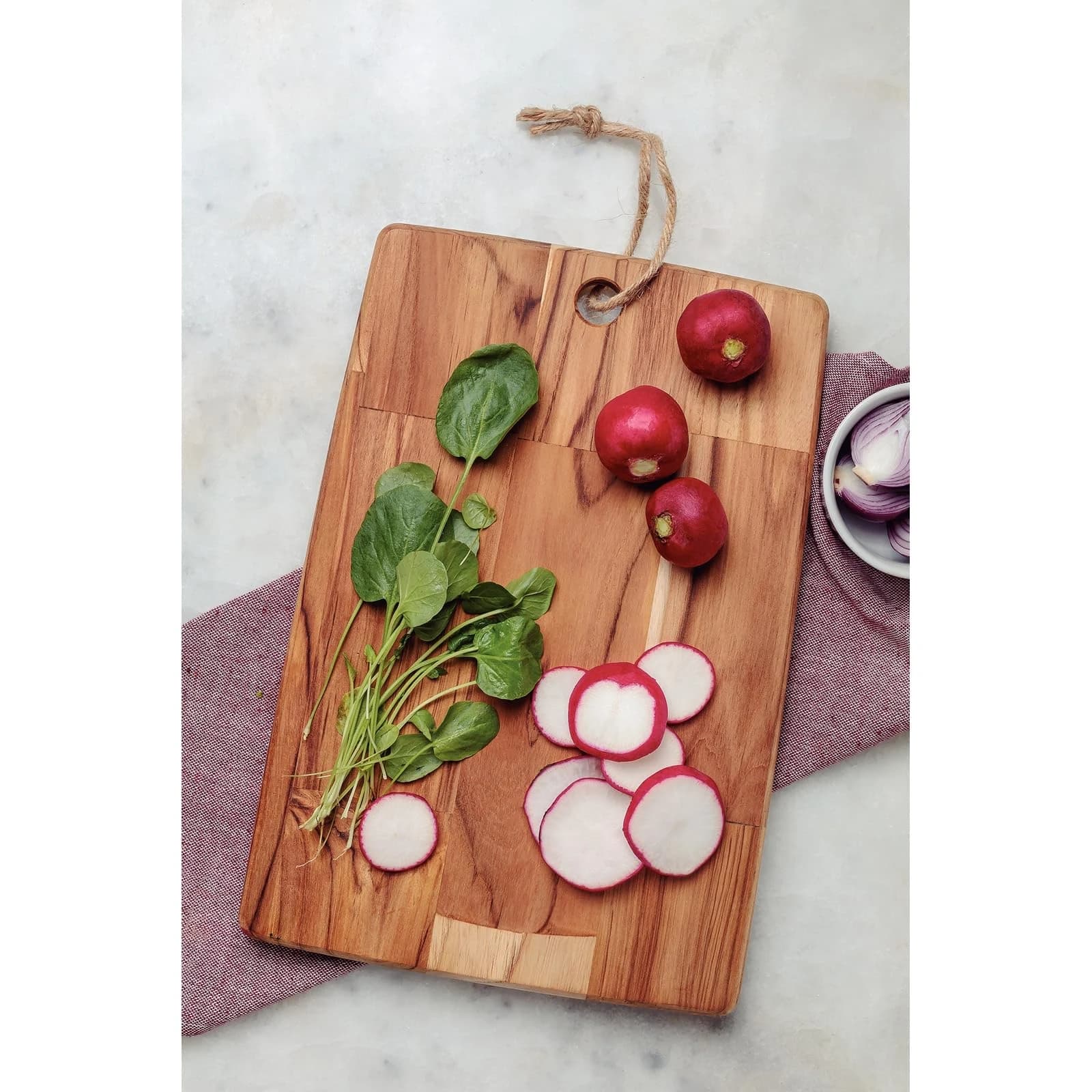 FSC Tábua Retangular Tramontina Kitchen em Madeira Teca 34x23,3 cm