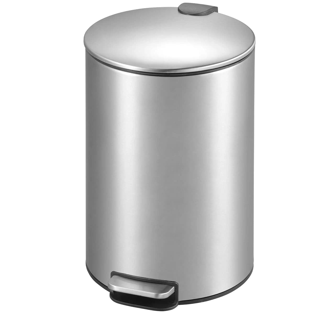 Powermaid Lixeira Redonda Slim com Pedal - Inox - 3 Litros