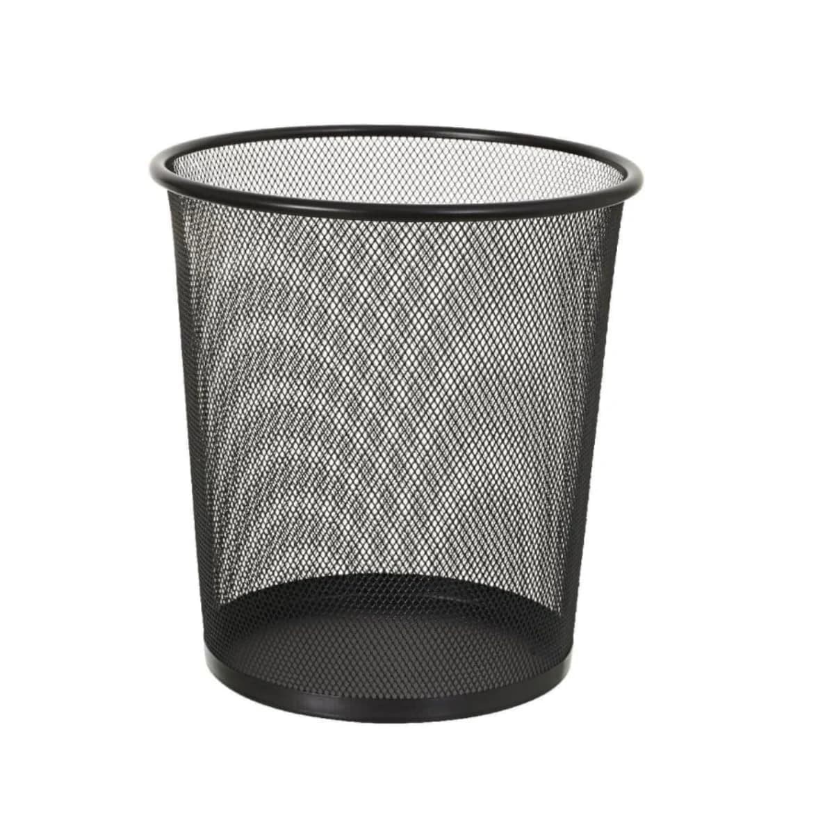 Lixeira de Metal 10L Aramado Telado e Resistente Ideal Para Escritório