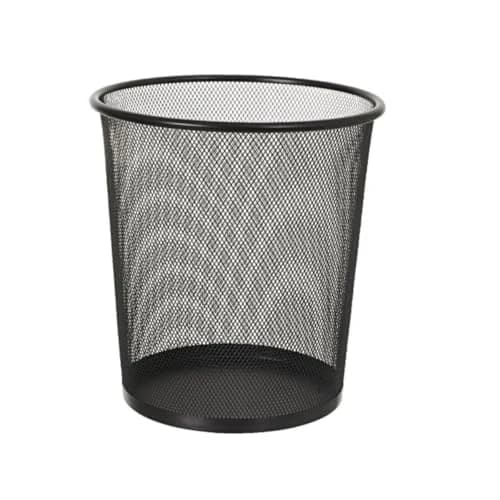 Lixeira de Metal 10L Aramado Telado e Resistente Ideal Para Escritório