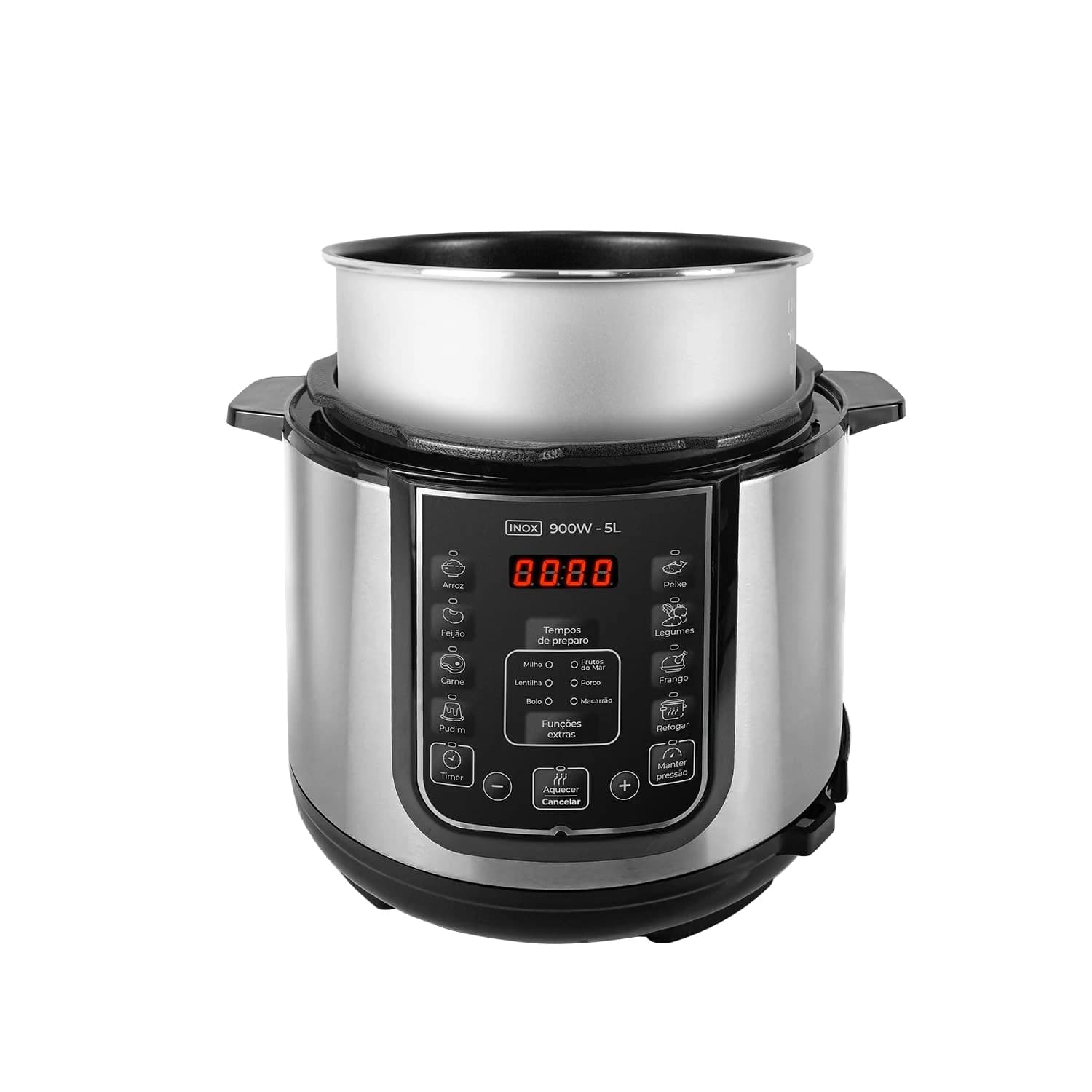 Kian - Panela de Pressão Elétrica 220V 5 litros Inox PPE-101