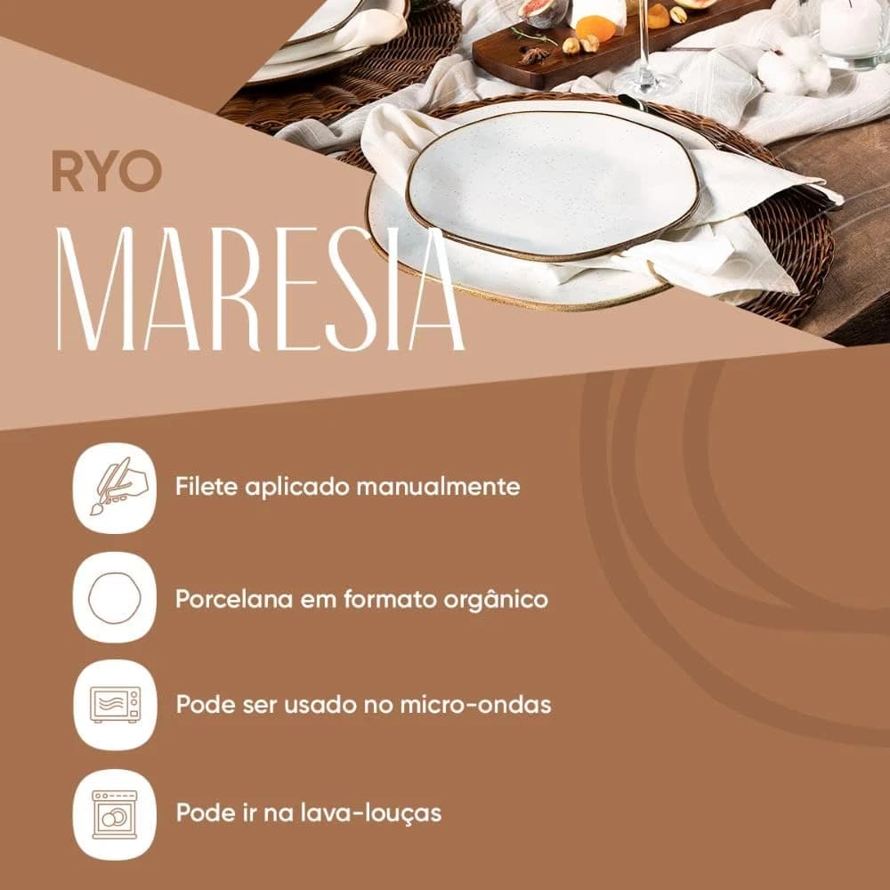 Conjunto de 6 Canecas, Oxford, 260ml Ryo Maresias