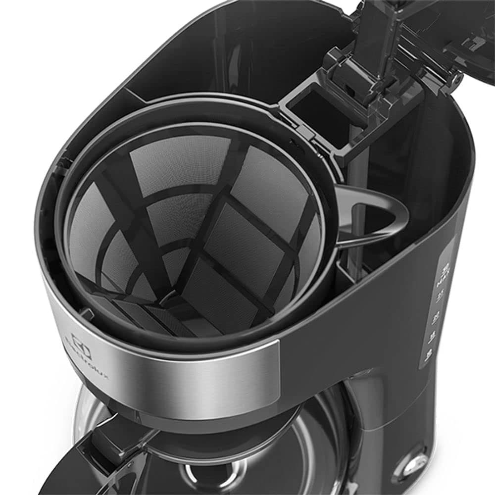 Cafeteira Elétrica Electrolux inox filtro permanente removivel sistema