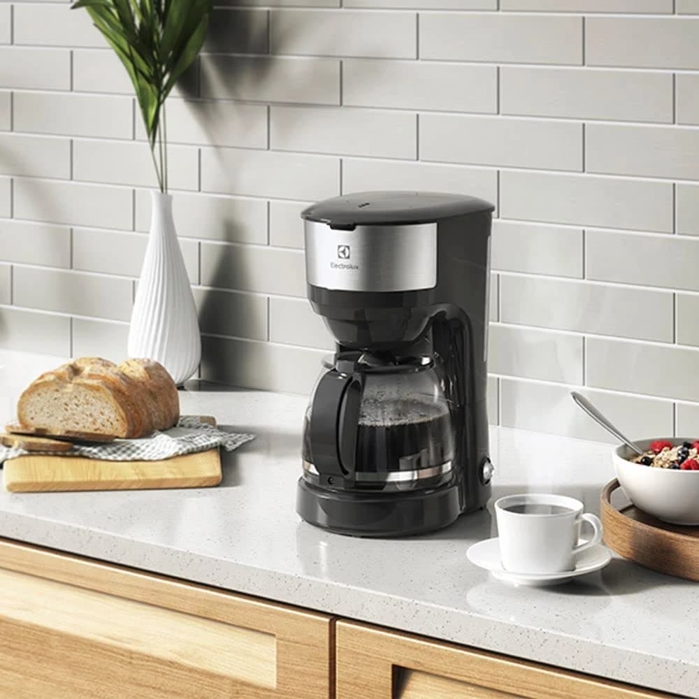 Cafeteira Elétrica Electrolux inox filtro permanente removivel sistema