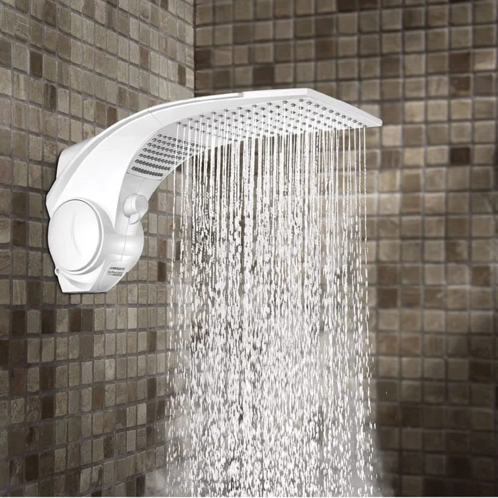 Chuveiro Lorenzetti Duo Shower Quadra Multitemperaturas 220V 7500W Branco