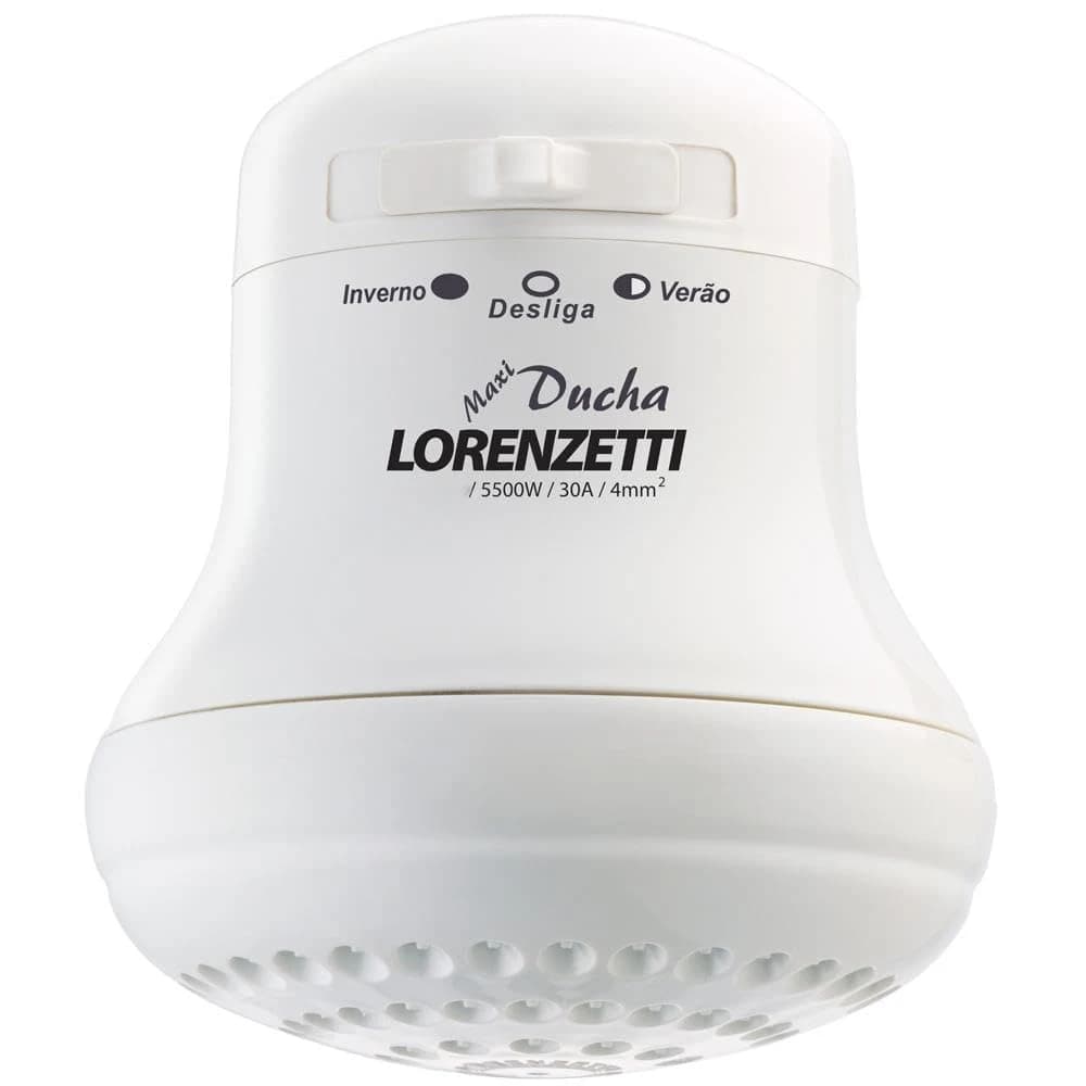 Chuveiro Lorenzetti Maxi Ducha 110V 5500W Branco