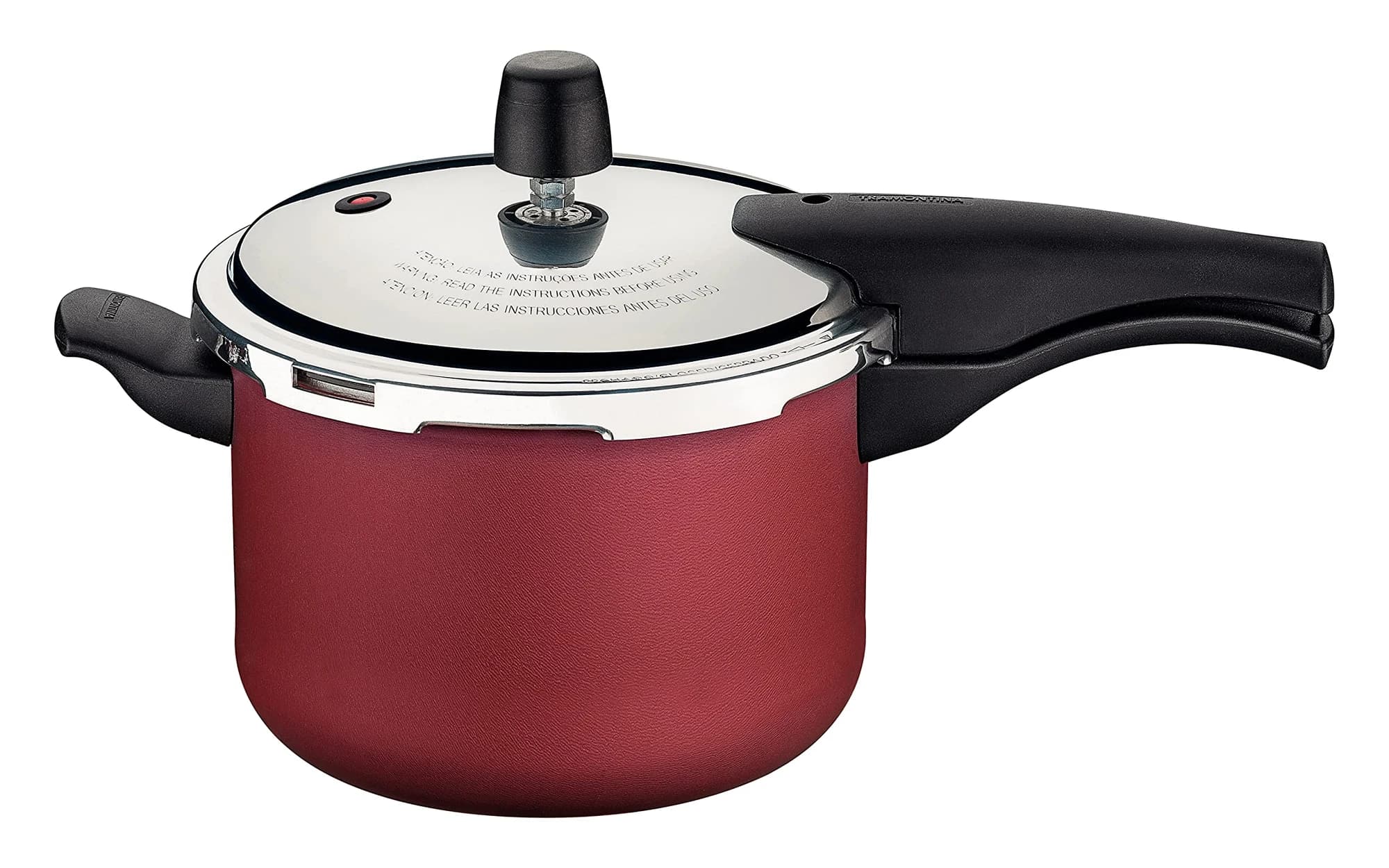 Panela de Pressão Tramontina Vancouver Vermelha 4,5L