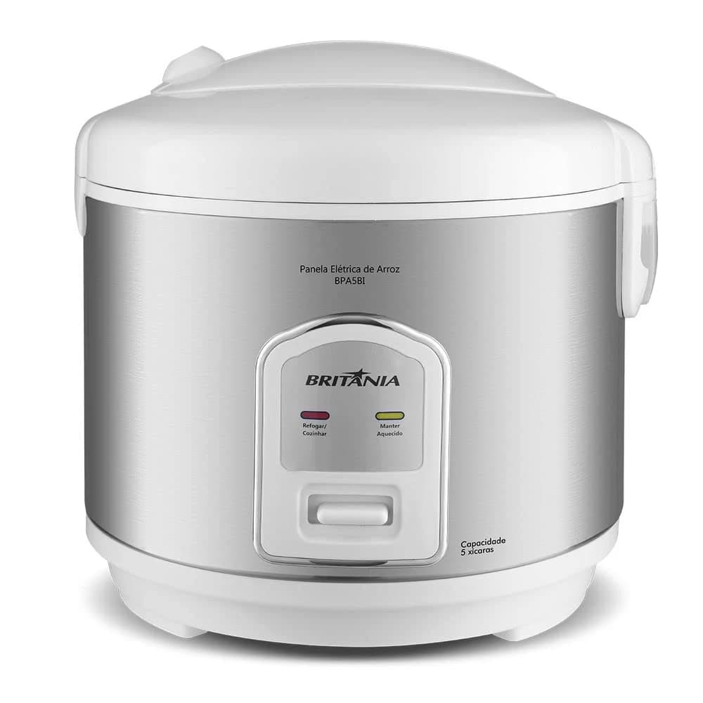 Panela de Arroz Britânia BPA6B 5 Xícaras Branco 220V