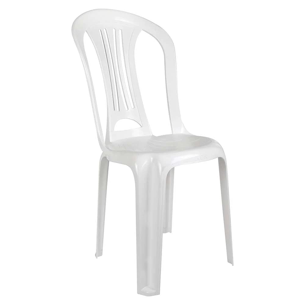 Mor - Cadeira Plástica Bistro Branca