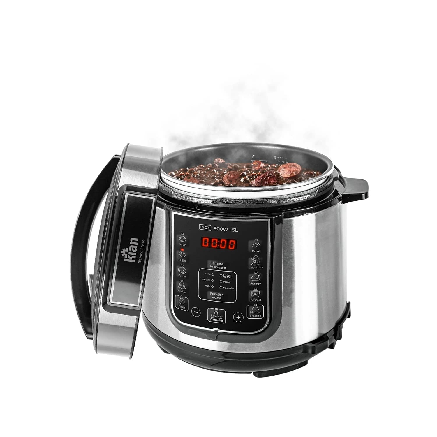 Kian - Panela de Pressão Elétrica 220V 5 litros Inox PPE-101