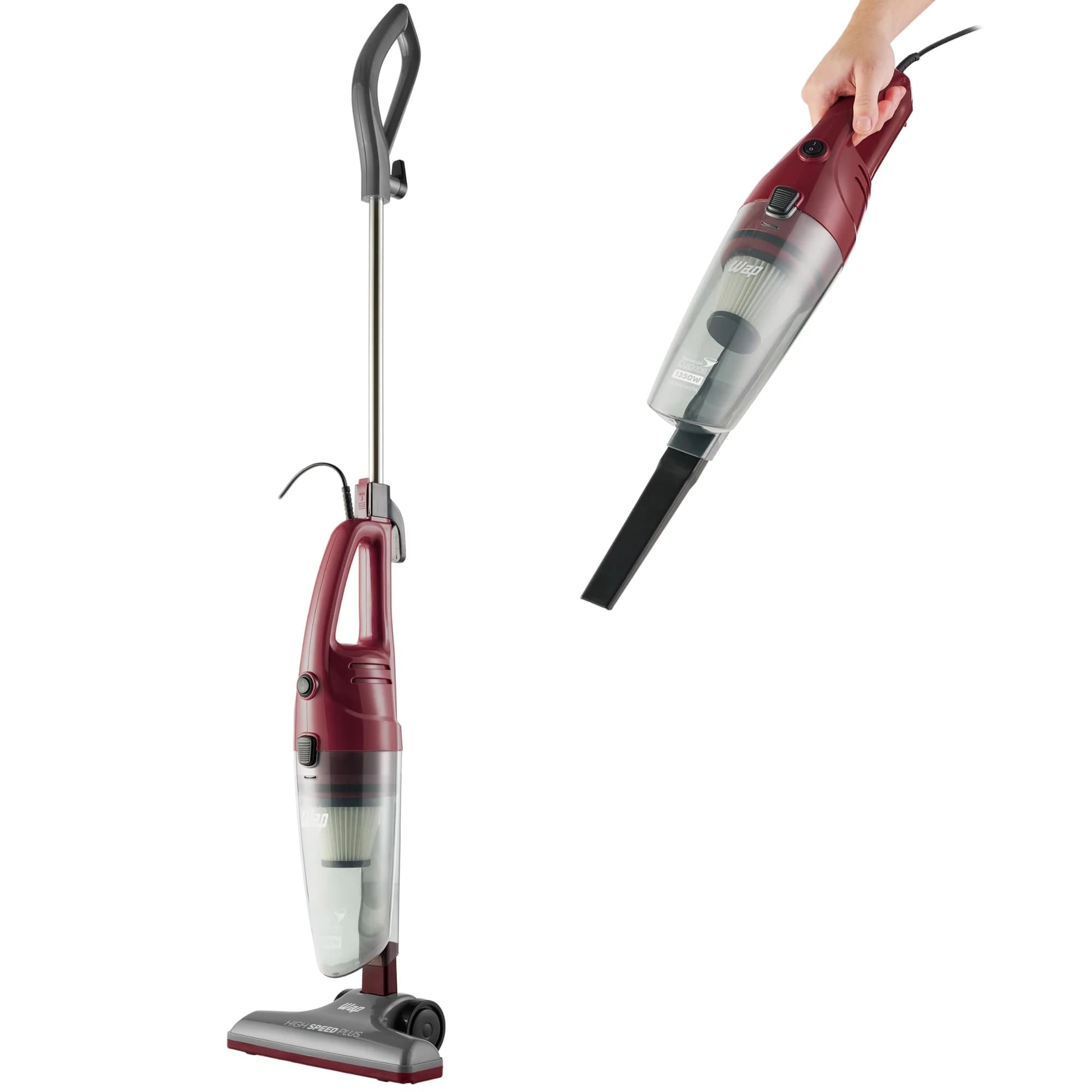 WAP Aspirador de Pó Vertical HIGH SPEED PLUS 3 em 1, Compacto, 1,2