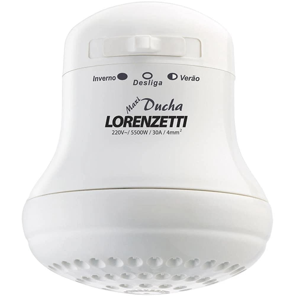 Chuveiro Lorenzetti Maxi Ducha 220V 5500W Branco