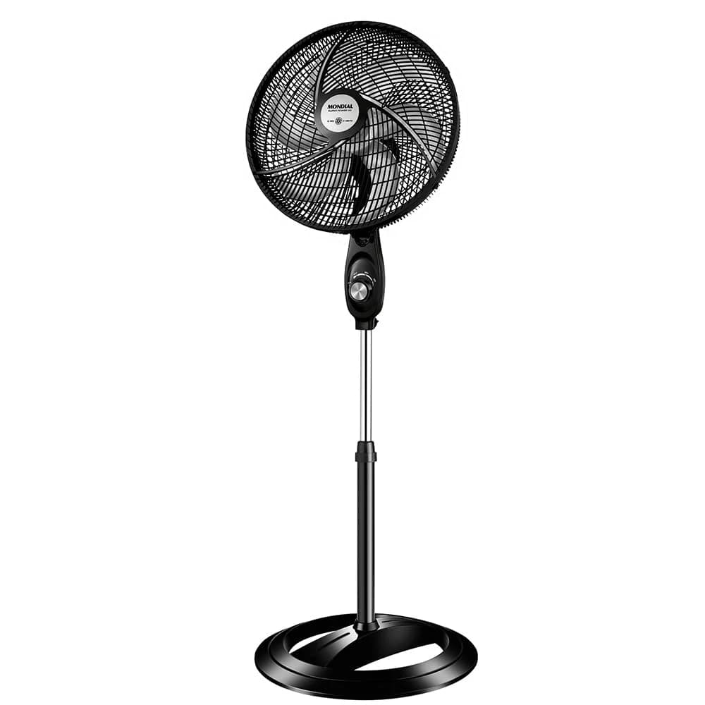 Ventilador de Coluna Mondial Super Power 40cm 110V Preto/Prata